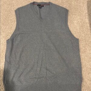 Banana Republic Gray V-Neck Sweater
